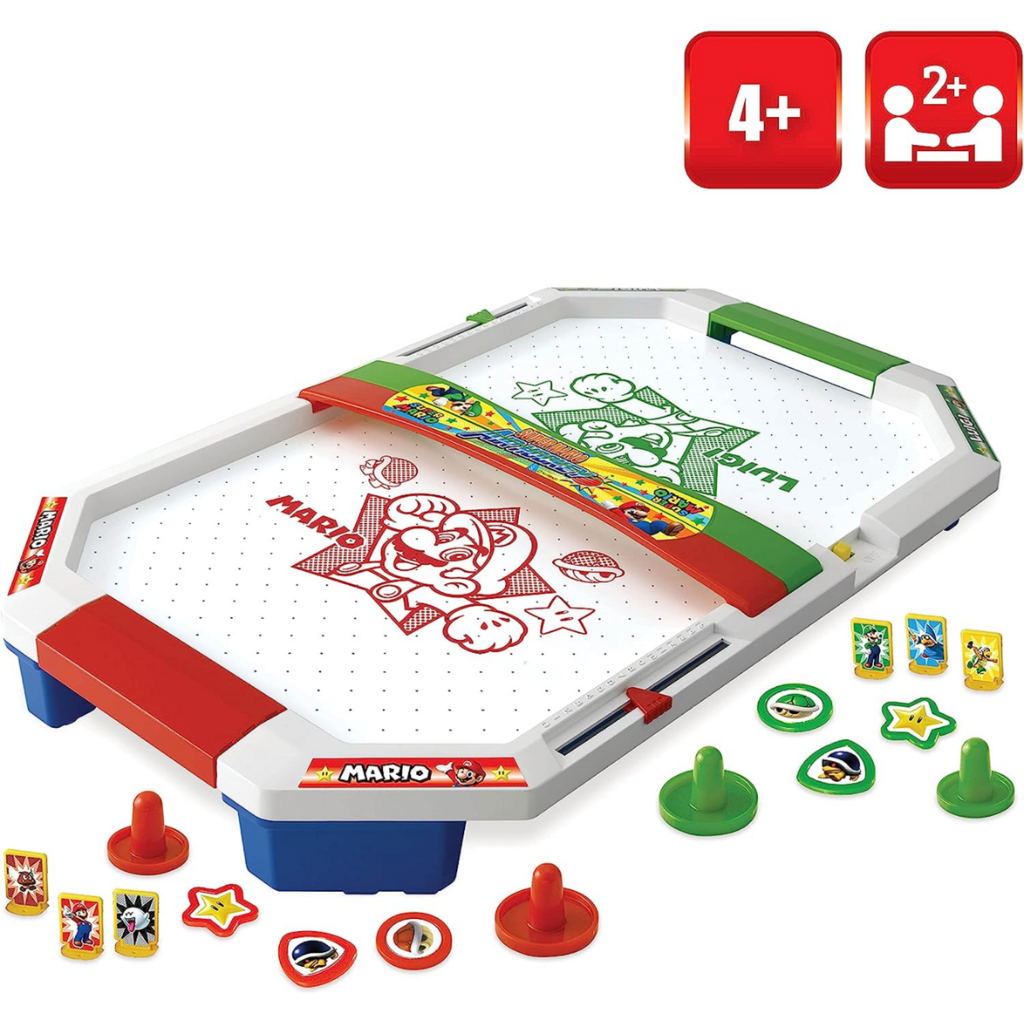 Jogo de mesa Super Mario Air Hockey Hóquei de mesa de disco