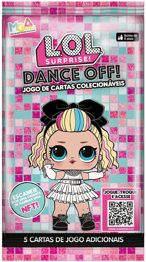 Lol Surprise Blister Dance Off 5 Cartas Cabelo Azul - Copag