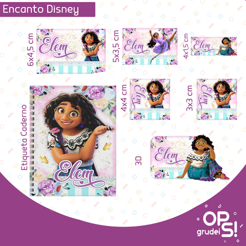 Kit Etiqueta Escolar - Mulher Aranha