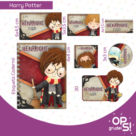 Oblee Marketplace  Kit Festa Harry Potter -31 itens