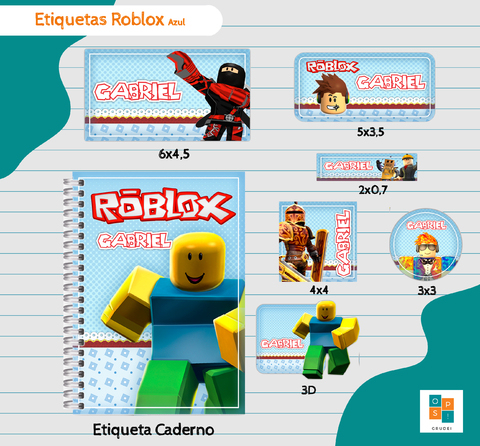 Capa Adesiva Roblox Menina - Comprar em Ops! Grudei