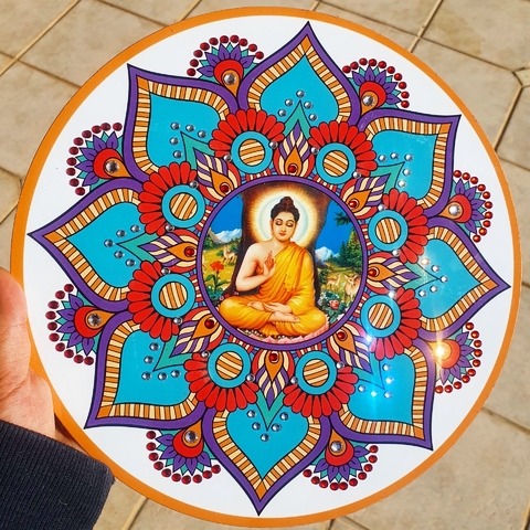 Mandala mdf Mestre Serapis Bey 30cm