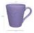 Taza Jarro Ceramica Dallas Tazon Mug C/ Manija 280ml Violeta - comprar online