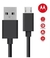 Cable Cargador Microusb Motorola Carga Rápida 25W