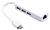 Adaptador Tipo-C a 3 USB 2.0 + RJ45
