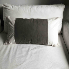 Imagen de Almohadones de Tussor Crudo con Franja