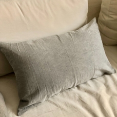 Almohadones de Tussor Gris Ceniza - comprar online