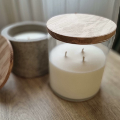 Vela con Tapa de Madera XL - comprar online