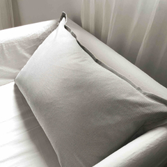 Almohadones de Tussor Mil Rayas con Pestaña