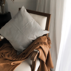 Almohadones de Tussor Gris Plata