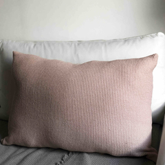 Almohadones de Nido de Abeja Rosa