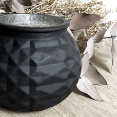 Florero piña negro - comprar online