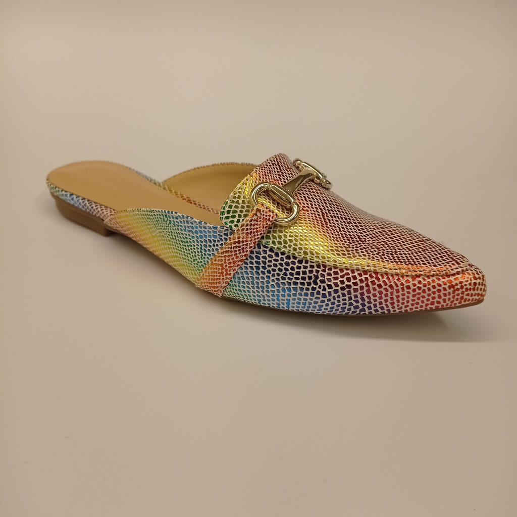 Mule Colorido Rainbow - Mariquita Shoes