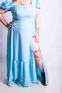 Vestido Longo Azul Clarinho - Augusta Robusta