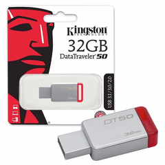 Pendrive Kingston Dt50 32gb Usb 3.1/3.0/2.0 Original - comprar online