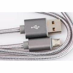 Cable Usb Microusb Plata 3m - comprar online