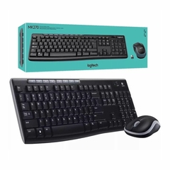 Combo Teclado + Mouse Wireless Logitech Mk270