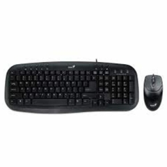 Teclado + Mouse Genius Km-200 Smart Black Usb