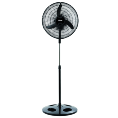 Ventilador De Pie Liliana Vprn18 Negro Con 3 Palas De Plástico, 18 De Diámetro 220 v