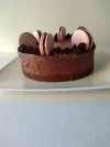 Torta brownie con mousse de chocolate