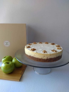 Cheesecake de manzanas caramelizadas