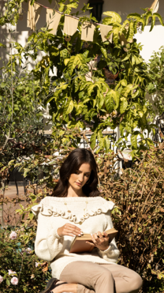 Sweater Vientos - Color Hueso - comprar online