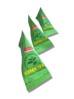 Máscara de argila com chá verde revitalizante