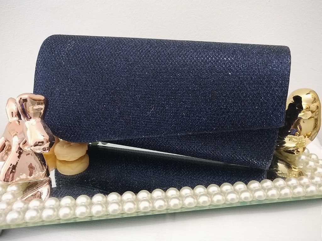 navy blue evening bolsa