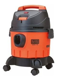 Aspiradora Black+decker Bdwd10 10l Naranja Y Negra 220v