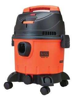 Aspiradora De tacho Black+Decker BDWD15 15L naranja y negra 220V