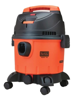 Aspiradora De tacho Black+Decker BDWD15 15L naranja y negra 220V