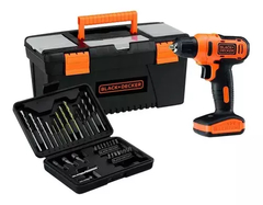 Taladro Atornillador Black+decker Ld12ba Maleta+37ac.