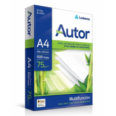 RESMA A4 75GR AUTOR