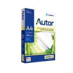 RESMA A4 80GR AMAR. 250HJ AUTOR