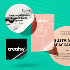 STICKERS EN OPP PLASTICO