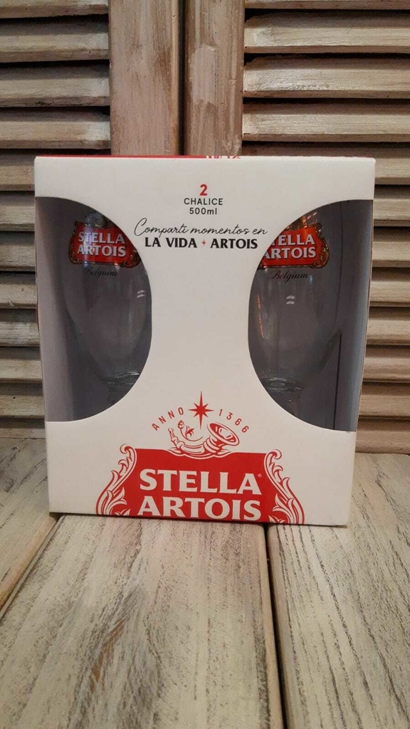 Stella Artois - Chalice Beer glass 500ml - Set of 6