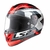 Casco LS2 FF323 ARROW R EVO COMPETE Negro Blanco Rojo + Pinlock