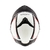 Casco modular rebatible MAC ROCK STROKE Blanco Negro Rojo