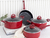 Batería de Cocina 7 Pzas Induccion Roja (2DA) - comprar online