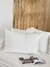 Funda Panal de Abeja Of White(Rustico) 50X70
