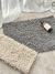 Alfombra De Baño Microfibra Pelo Largo 40x60cm (Gris Oscuro)