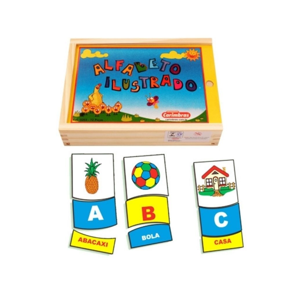 ALFABETO ILUSTRADO - JOGO EDUCATIVO