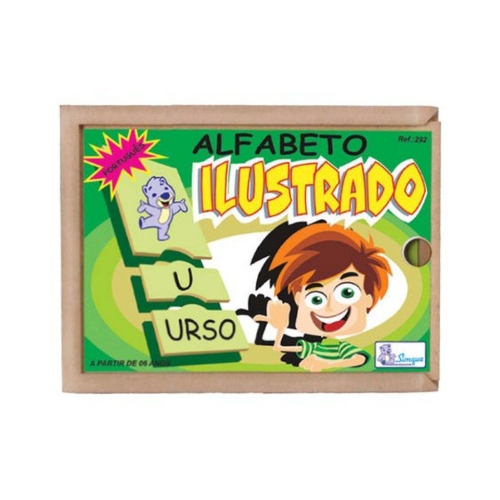 Alfabeto Ilustrado Pedagógico - Jogo Educativo