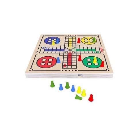 Jogo de Ludo Brinquedo Educativo - Carimbras