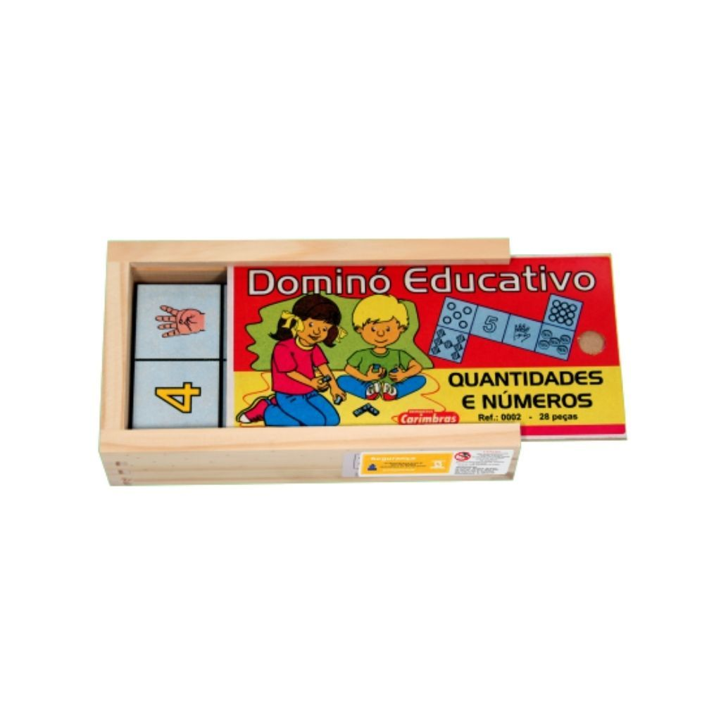 Brinquedo Educativo Jogo Pedagógico em Madeira - Numeros - compre