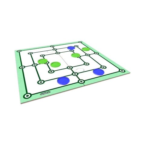 JOGO DE DAMA E TRILHA DE MADEIRA / PLASTICO 23X23CM NA SOLAPA 330S AMAR É