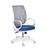 SILLA ALMA APOYABRAZOS BLANCOS Y BASE BLANCA