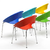 SILLA ONE CROMADA - BS EQUIPAMIENTOS PARA OFICINAS