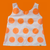 Blusa Circulos Naranja