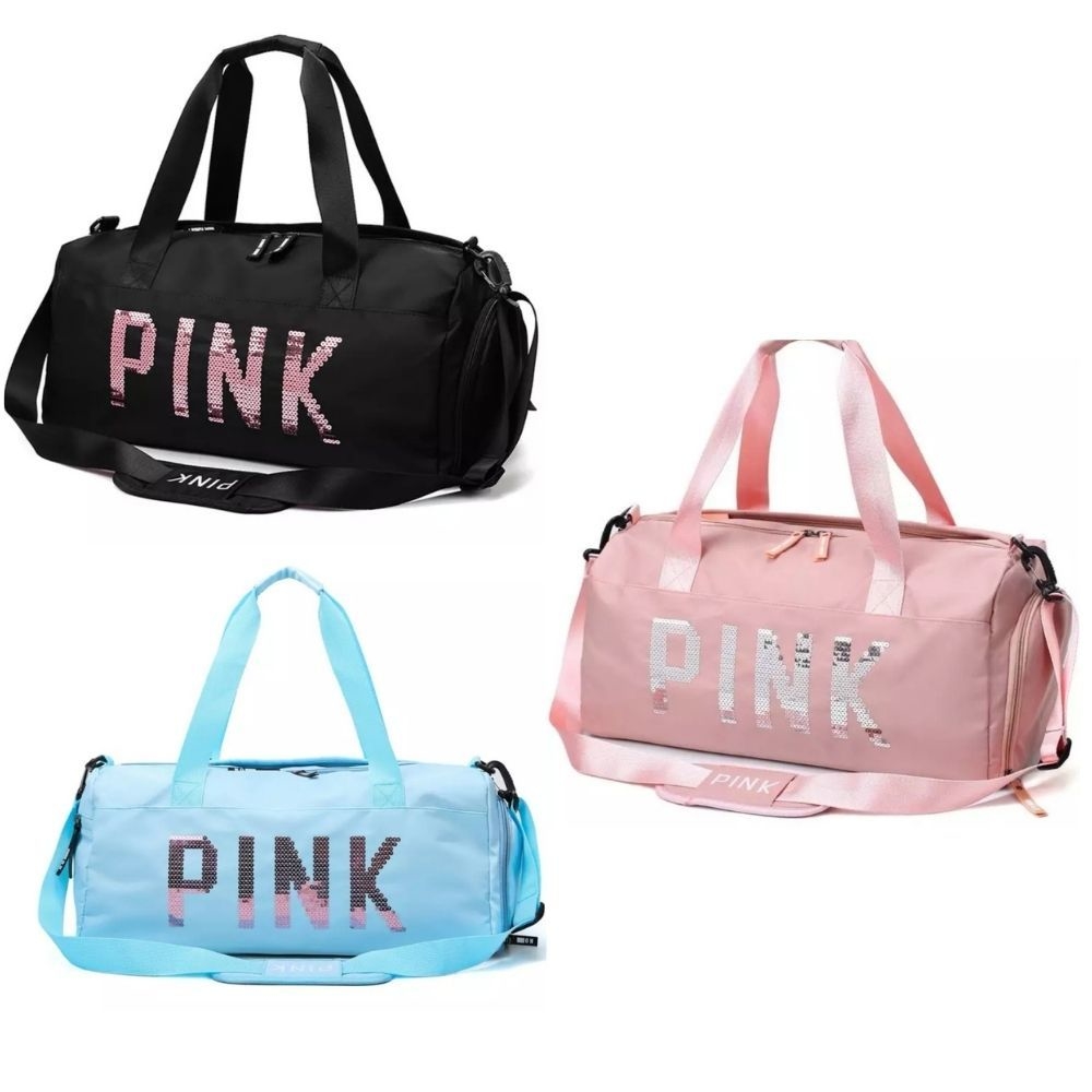 Maleta Mochila Deportiva Gym Viaje De Moda Pink Gimnasio